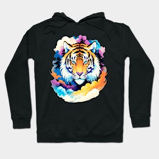 Tiger in the Mountains and Forests Hoodie